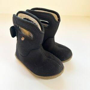 Toddler Size 8 Baby Bogs Lined Black Boots